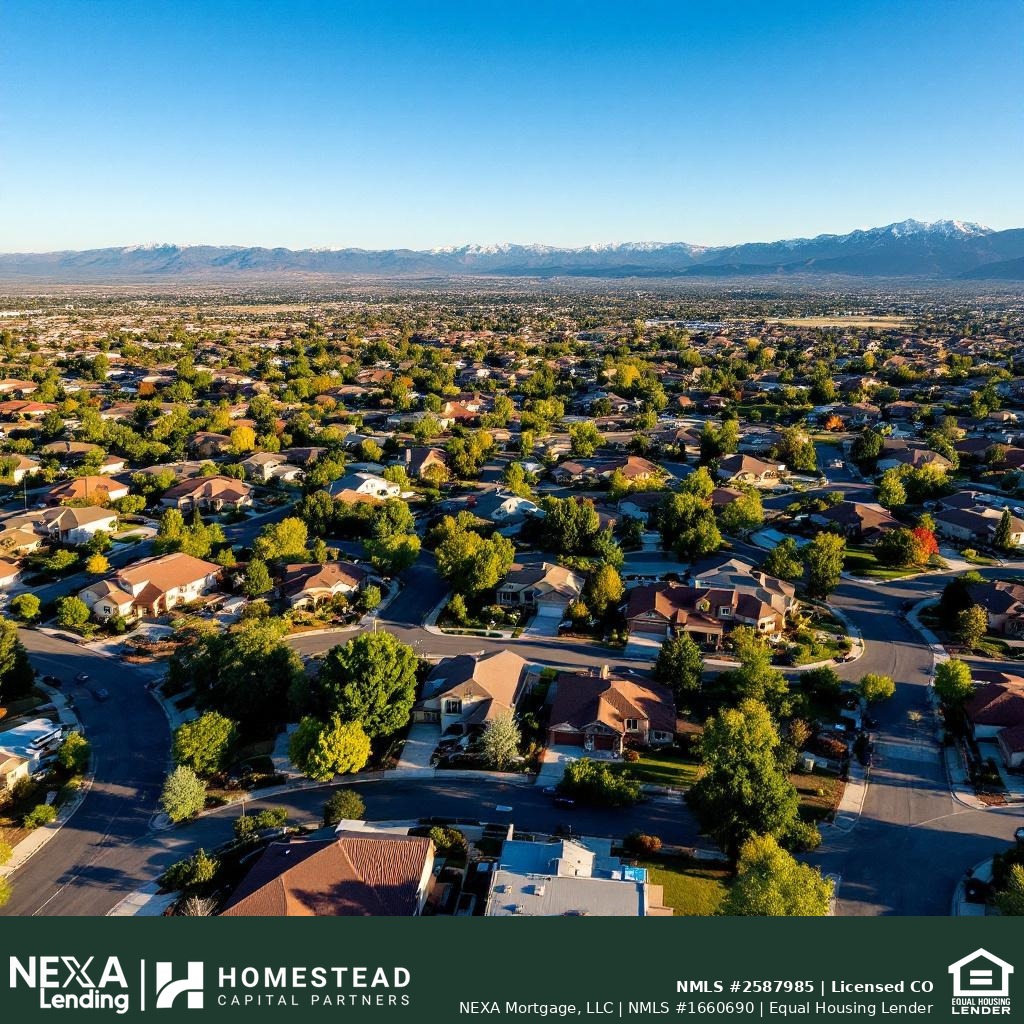 Aerial of single-family rental neighborhoods — the markets where DSCR math has structurally changed