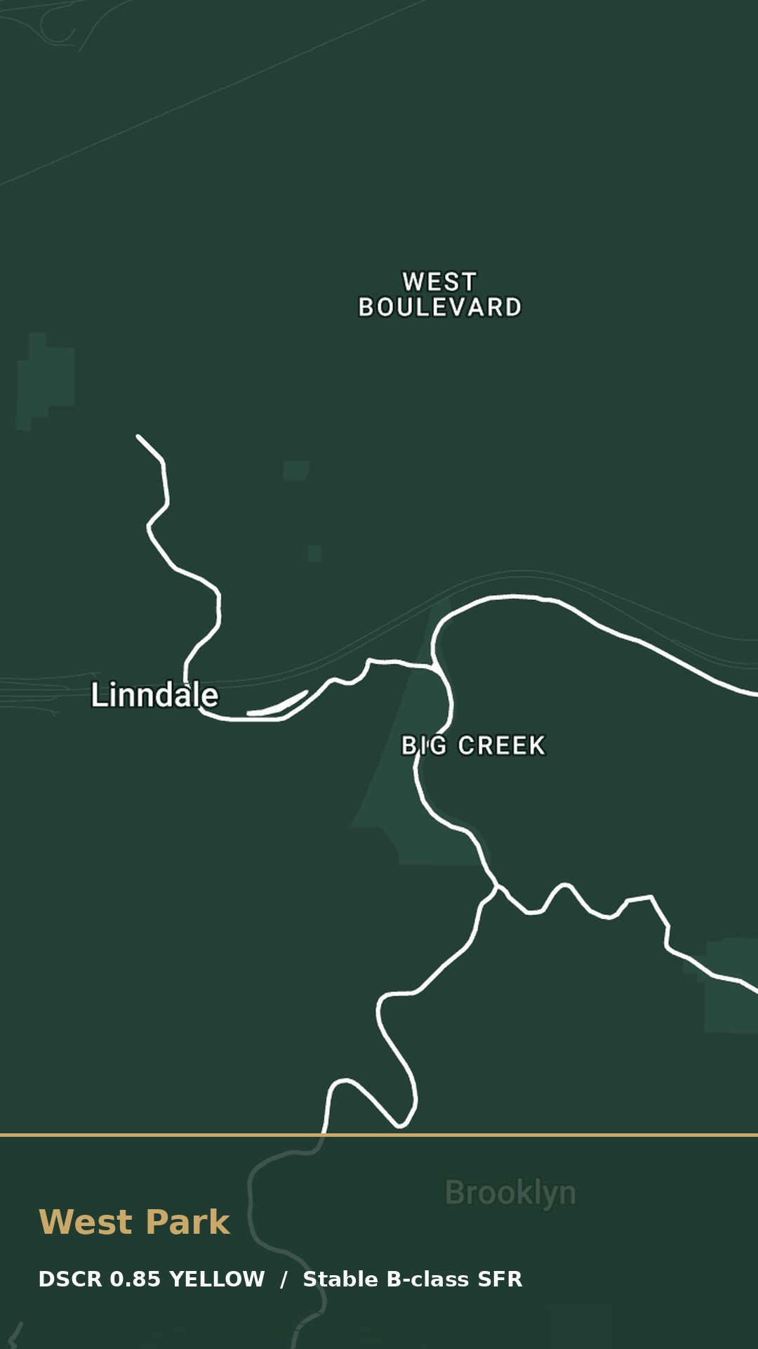 Satellite view of Cleveland West Park neighborhood DSCR investor target zone